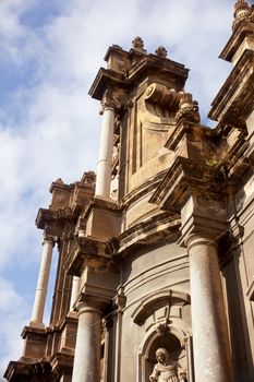 View of Sant'Anna church in Palermo - Italy