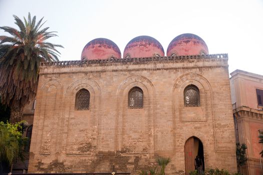 View of San Cataldo, Norman church in Palermo - Italy