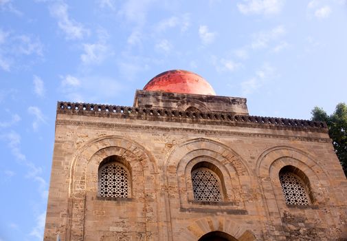 View of San Cataldo, Norman church in Palermo - Italy