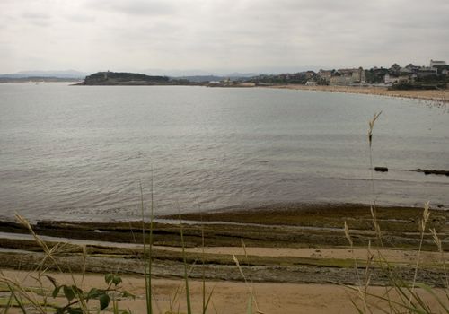 View of Santander beach, Cantabrian Sea