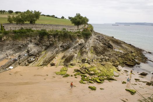 View of Santander beach, Cantabrian Sea