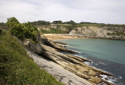 View of Santander beach, Cantabrian Sea