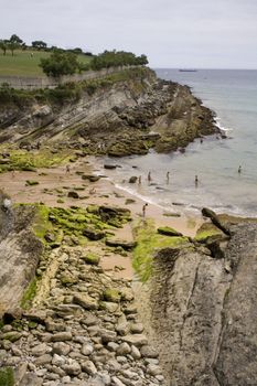 View of Santander beach, Cantabrian Sea