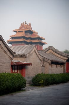 A view of the Imperial Palace in Beijing, China.