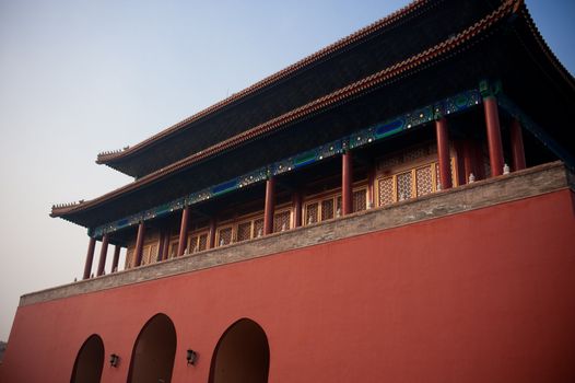 A view of the Imperial Palace in Beijing, China.