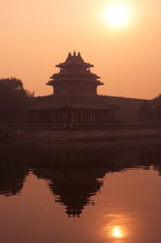 A view of the Imperial Palace in Beijing, China.