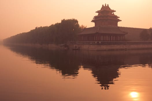 A view of the Imperial Palace in Beijing, China.