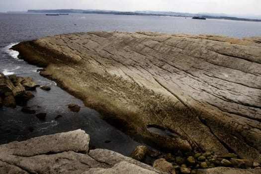 Santander sea, Cliff in the Cantabrian Sea