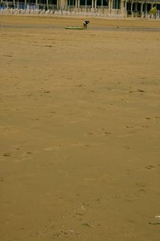 View of San Sebastian beach - Basque Country