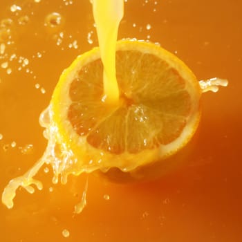 stock imageof the orange juice