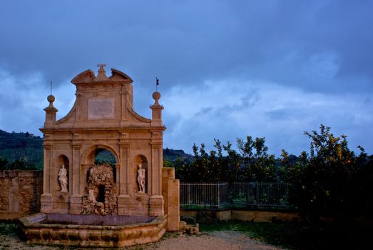 Nymphs fountain, Leonforte - Sicily, Italy