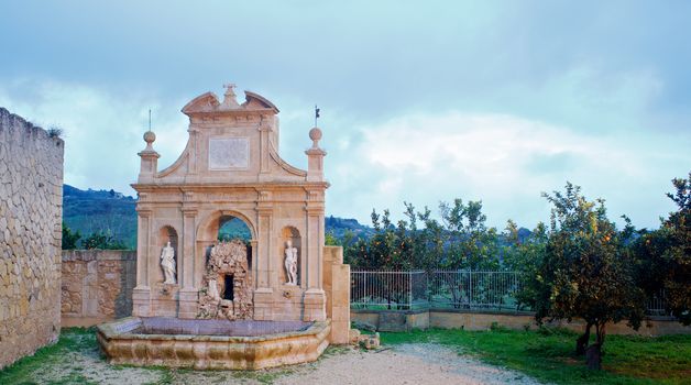 Nymphs fountain, Leonforte - Sicily, Italy