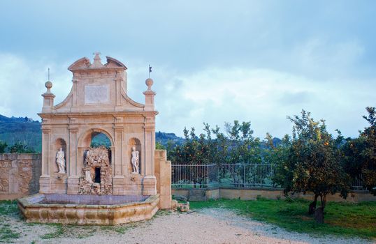 Nymphs fountain, Leonforte - Sicily, Italy