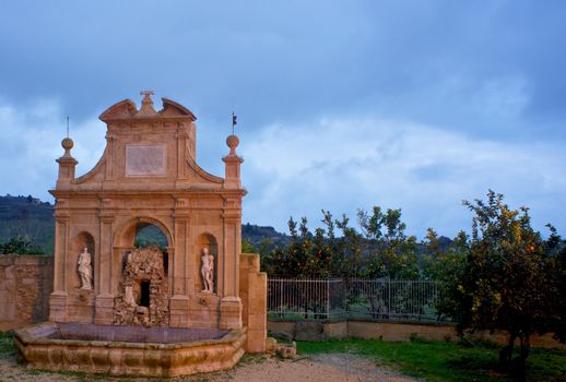 Nymphs fountain, Leonforte - Sicily, Italy