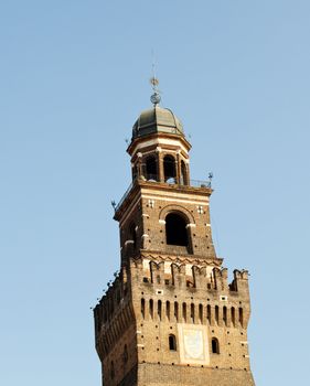 Sforzesco castle in Milan, Italy