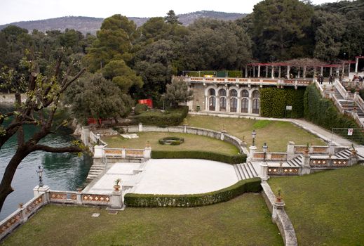 Park, Miramare castle. Trieste - Italy