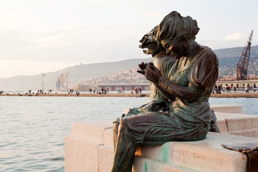 Le Sartine, Statues in Trieste - Italy