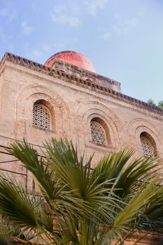 View of San Cataldo, Norman church in Palermo - Italy