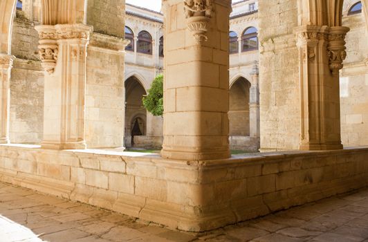 Colonnade of a church, Fromista - Spain