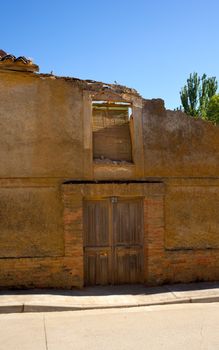 View of Ruined house, Spanish countryside