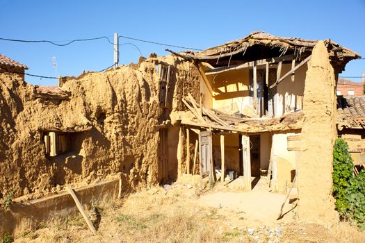 View of Ruined house, Spanish countryside