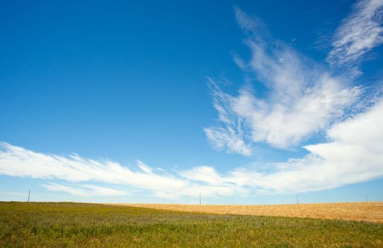 View of Spanish countryside