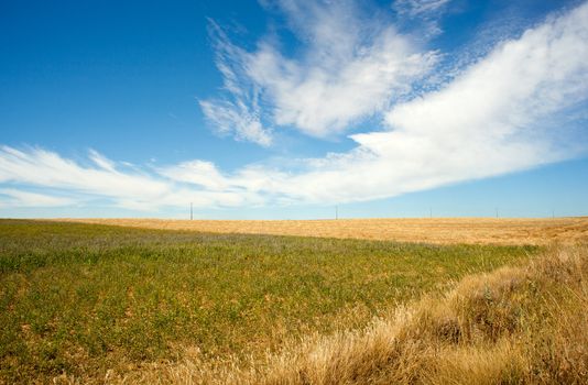 View of Spanish countryside
