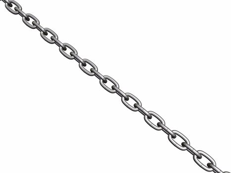 3D render of a chain