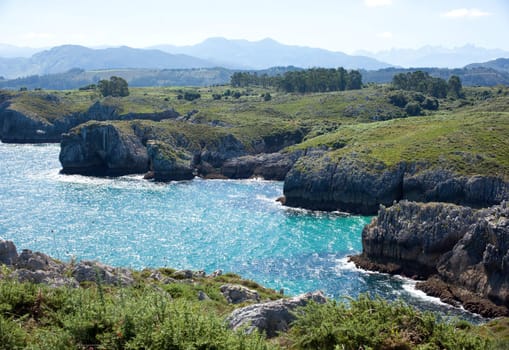 Cliff, Nueva de Llanes. Spain