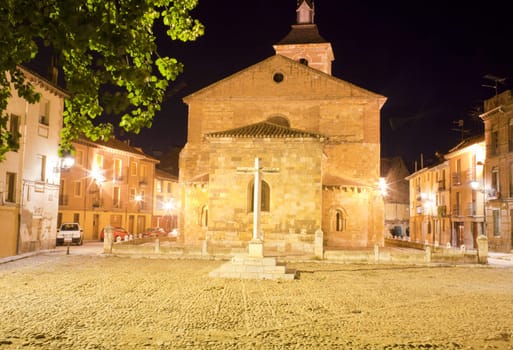 Church of Leon in the night