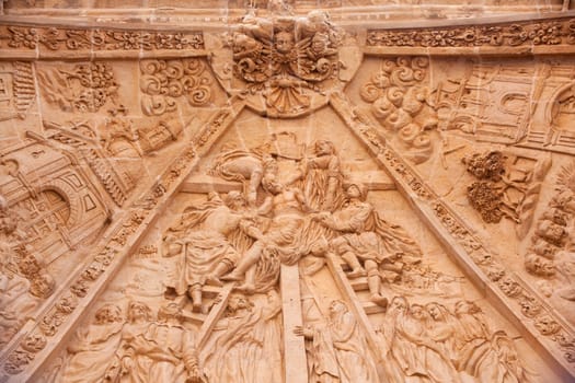 Decorated portal of the Astorga cathedral