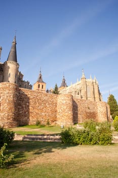 These Roman walls and Episcopal Palace of Astorga