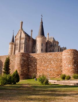 These Roman walls and Episcopal Palace of Astorga