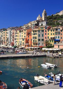 Porto venere, cinque terre, liguria, famous holiday place in italy