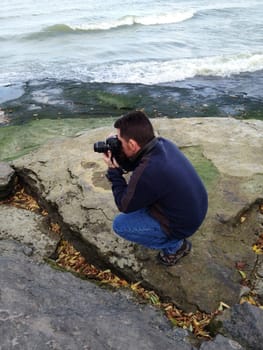 Man takes photos off coast of lake erie 3