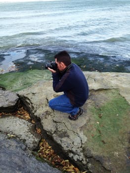 Man takes photos off coast of lake erie 2