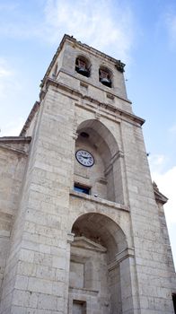Bell tower of the Immaculate Conception church, Hontanas - Spain