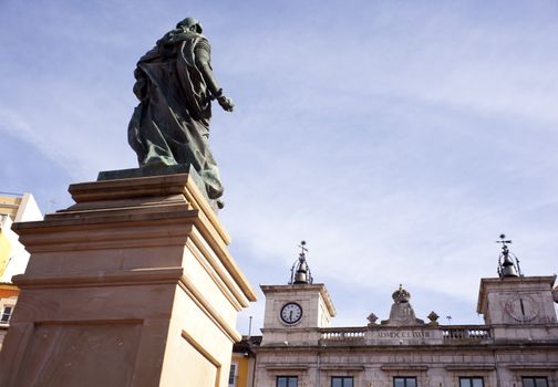 Monument in the square, Burgos - Spain