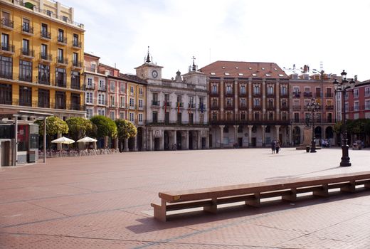 Empty in the city of Burgos, Spain