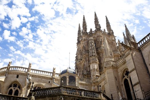 View of the Burgos cathedral - Spain