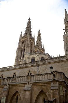View of the Burgos cathedral - Spain