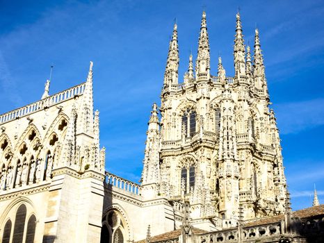 View of the Burgos cathedral - Spain