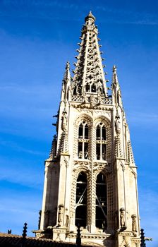 Bell tower of Burgos cathedral, Spain