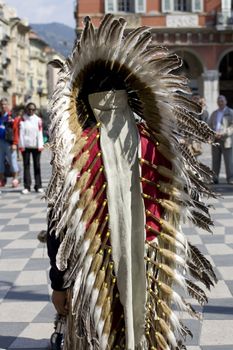 Photo of a native Americans