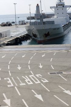 Photo of the Ship in the pier