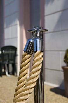 Photo of Steel bollard with cord