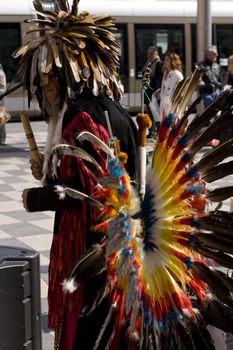 Photo of a native Americans