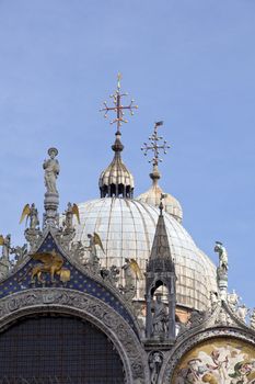 View of St. Marco cathedral, Venice