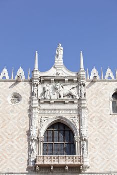 View of Doge's Palace in Venice