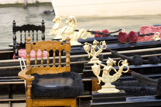 Photo of typical Gondola in Venice